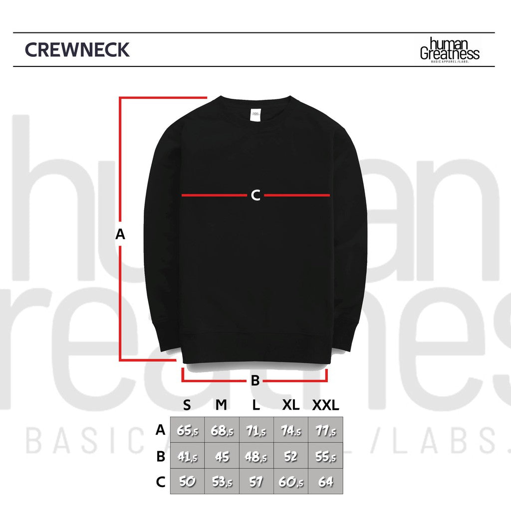 BIRU KLASIK CREWNECK