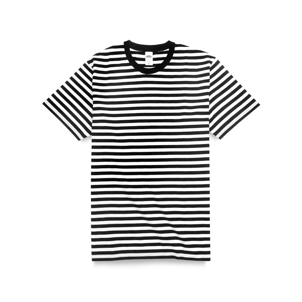 T-Shirt Stripe Black-White