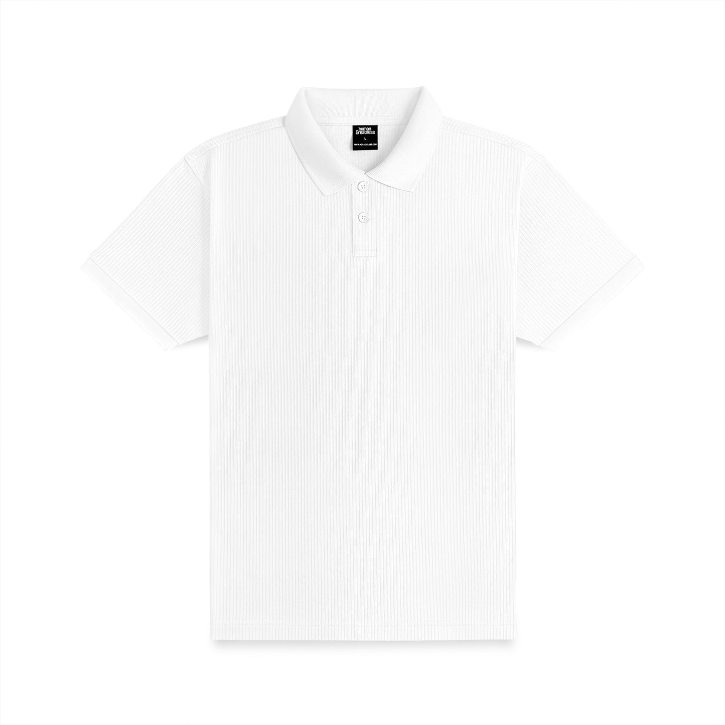 Human Greatness Polo Humbold White