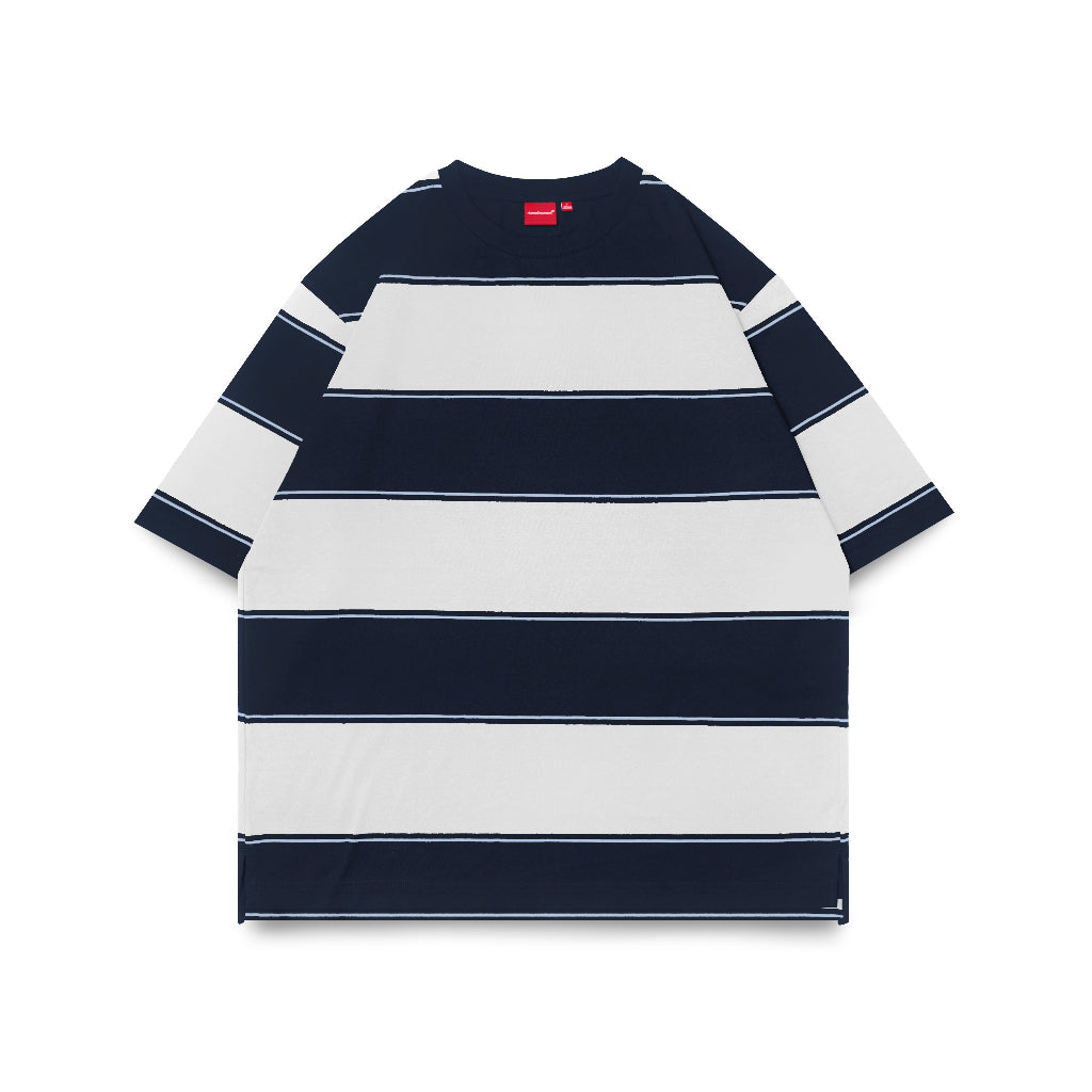 Stripe Oversize Navy - White - Blue