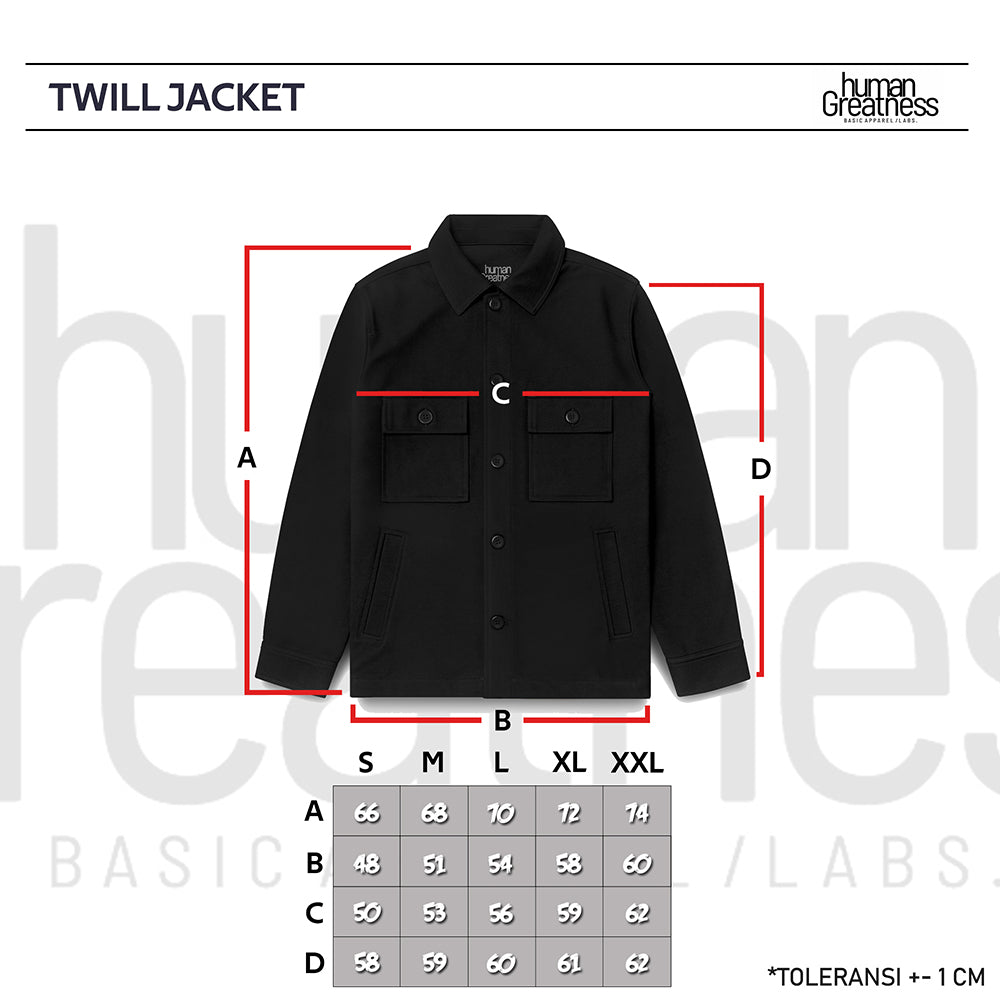 JAKET SHACKET TWILL COCA BROWN