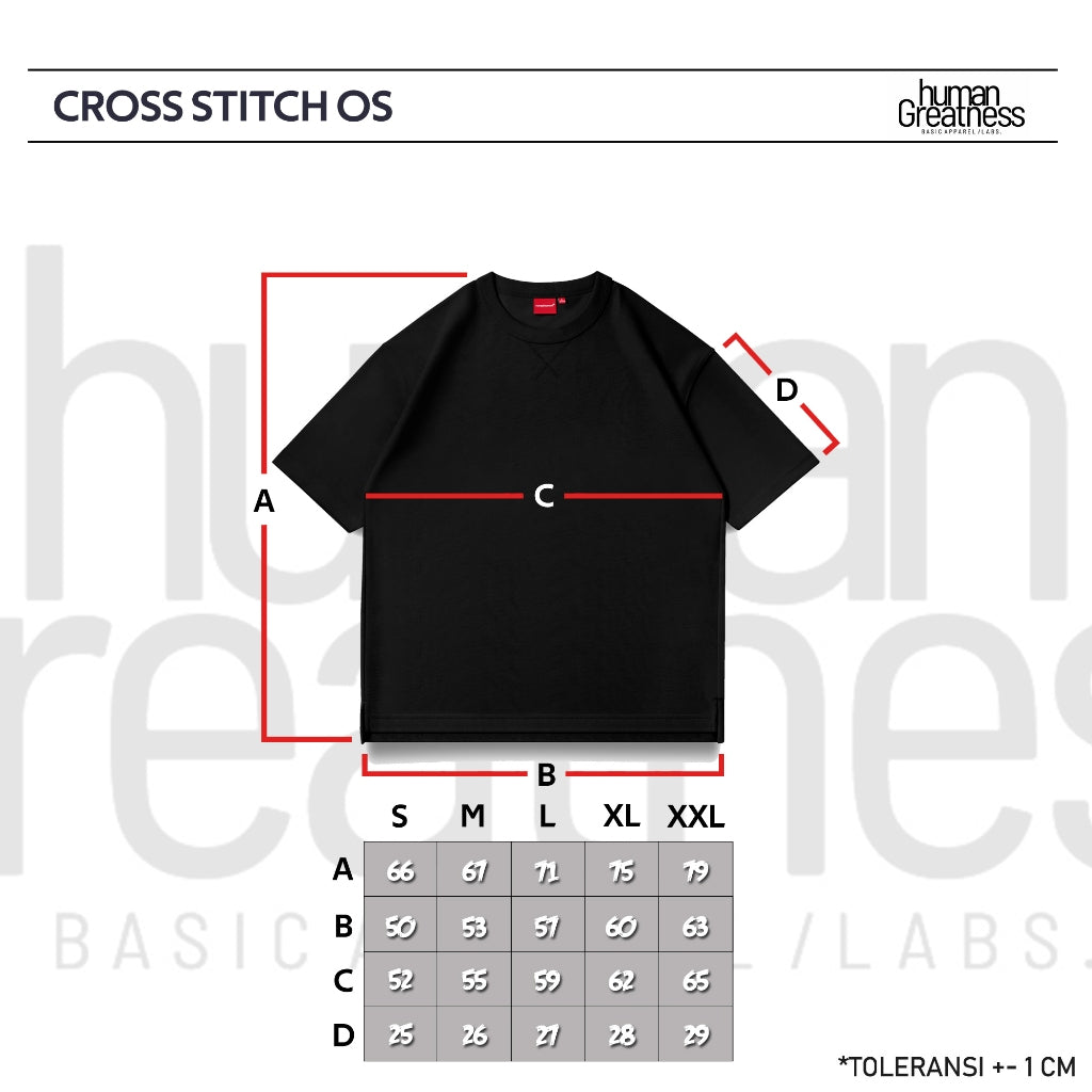 Cross Stitch OS Blue Shirt
