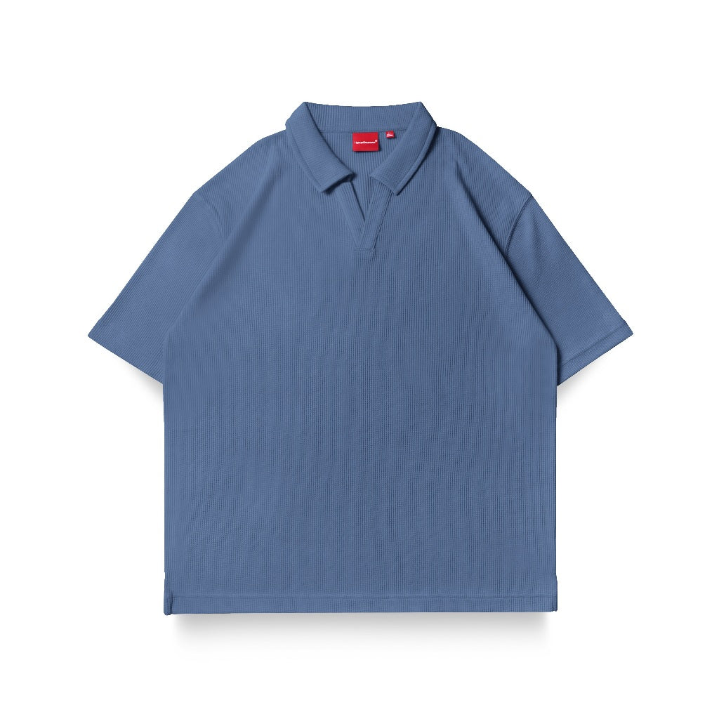 Waffle Wimbledon Steel Blue Shirt