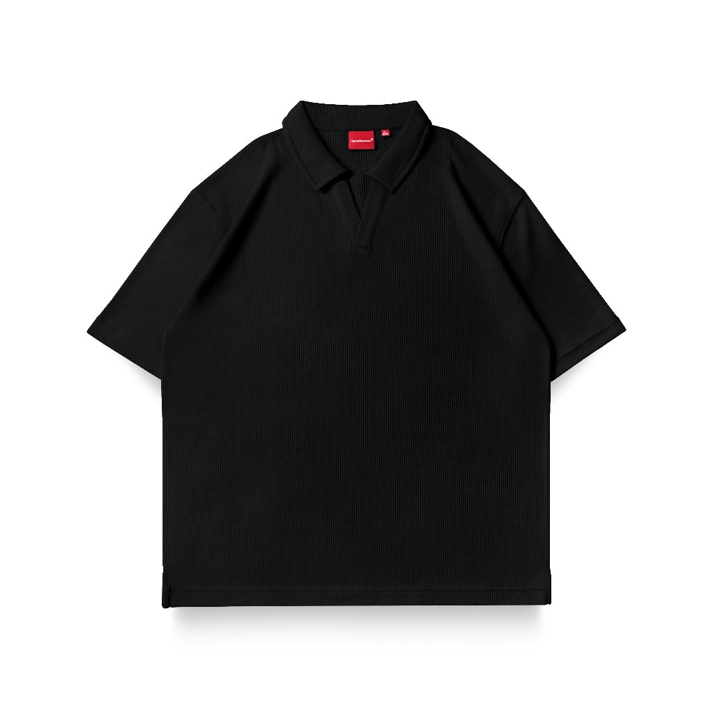 Waffle Wimbledon Black Shirt