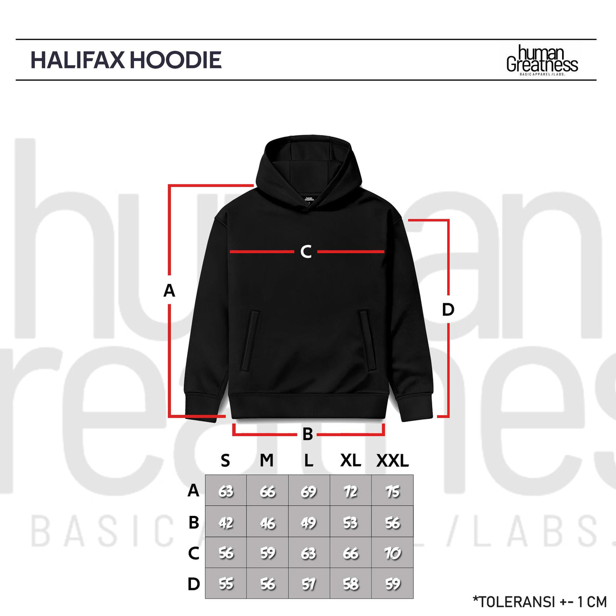 Halifax Hoodie Human Greatness