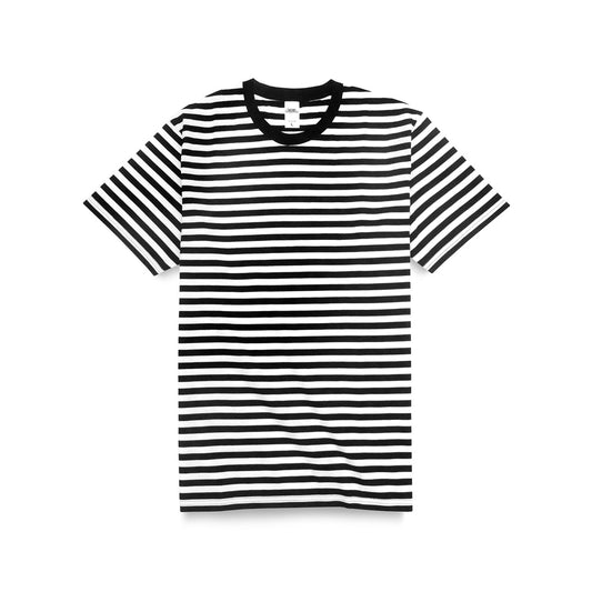 T-Shirt Stripe Black-White
