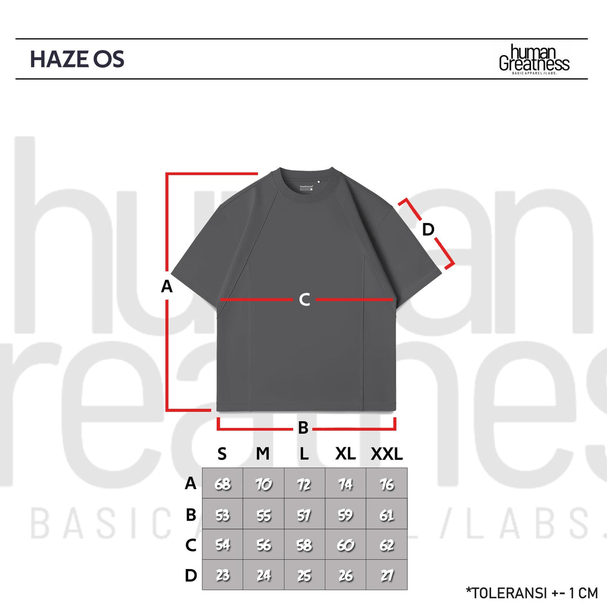 Haze OS T-Shirt Human Greatness
