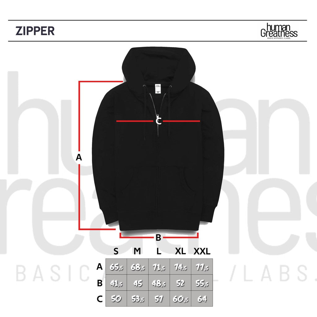 HOODIE ZIPPER HATI MERAH