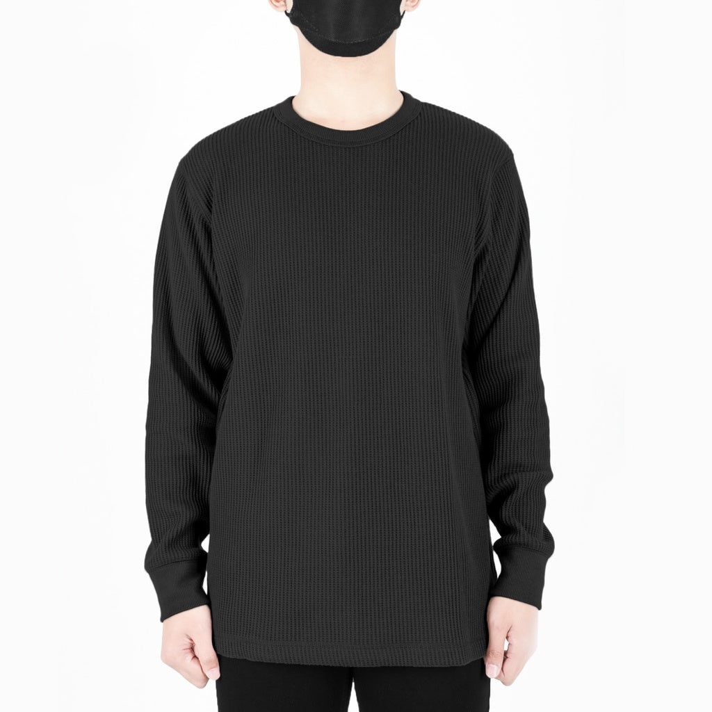 WAFFLE CREWNECK HITAM