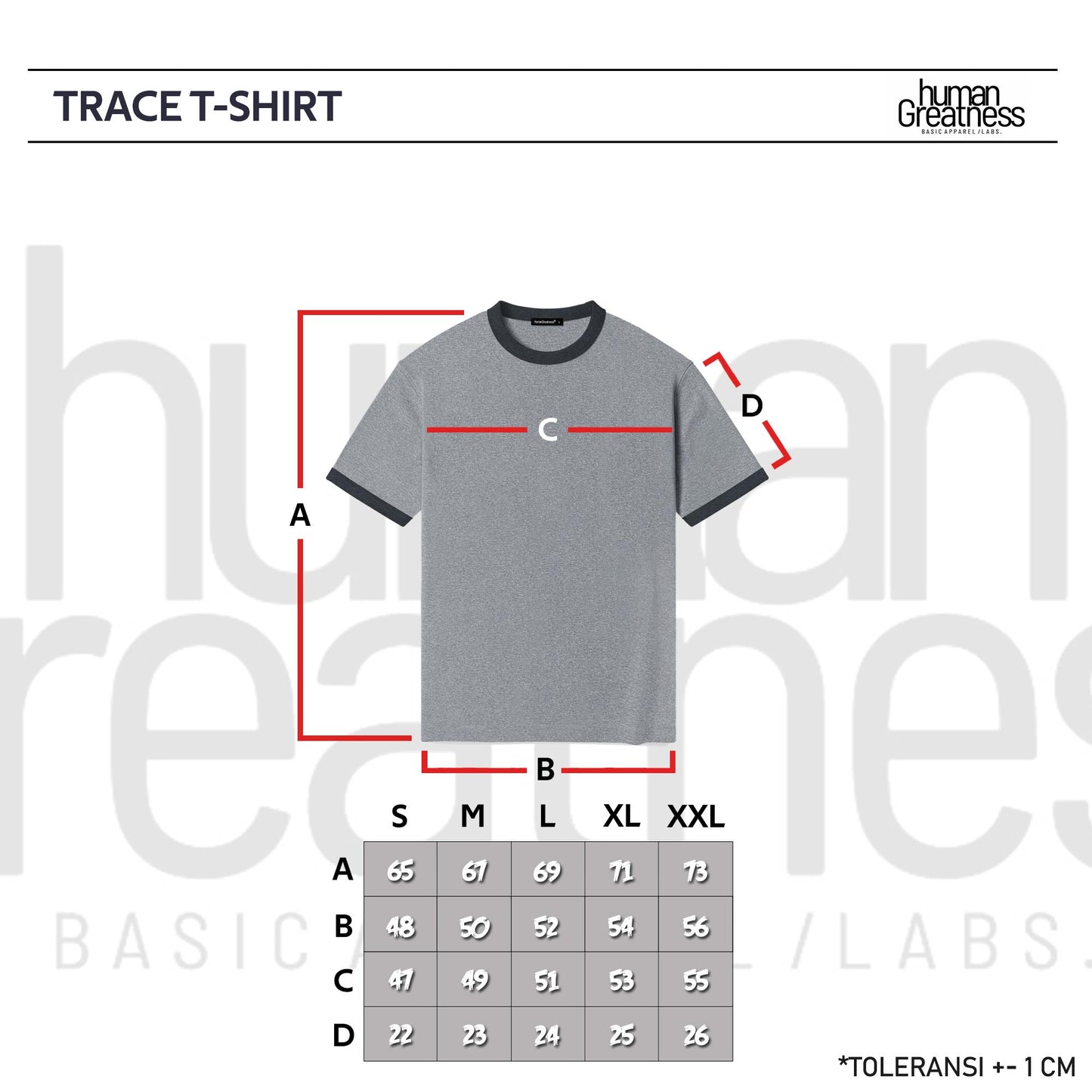 Trace T-Shirt Human Greatness