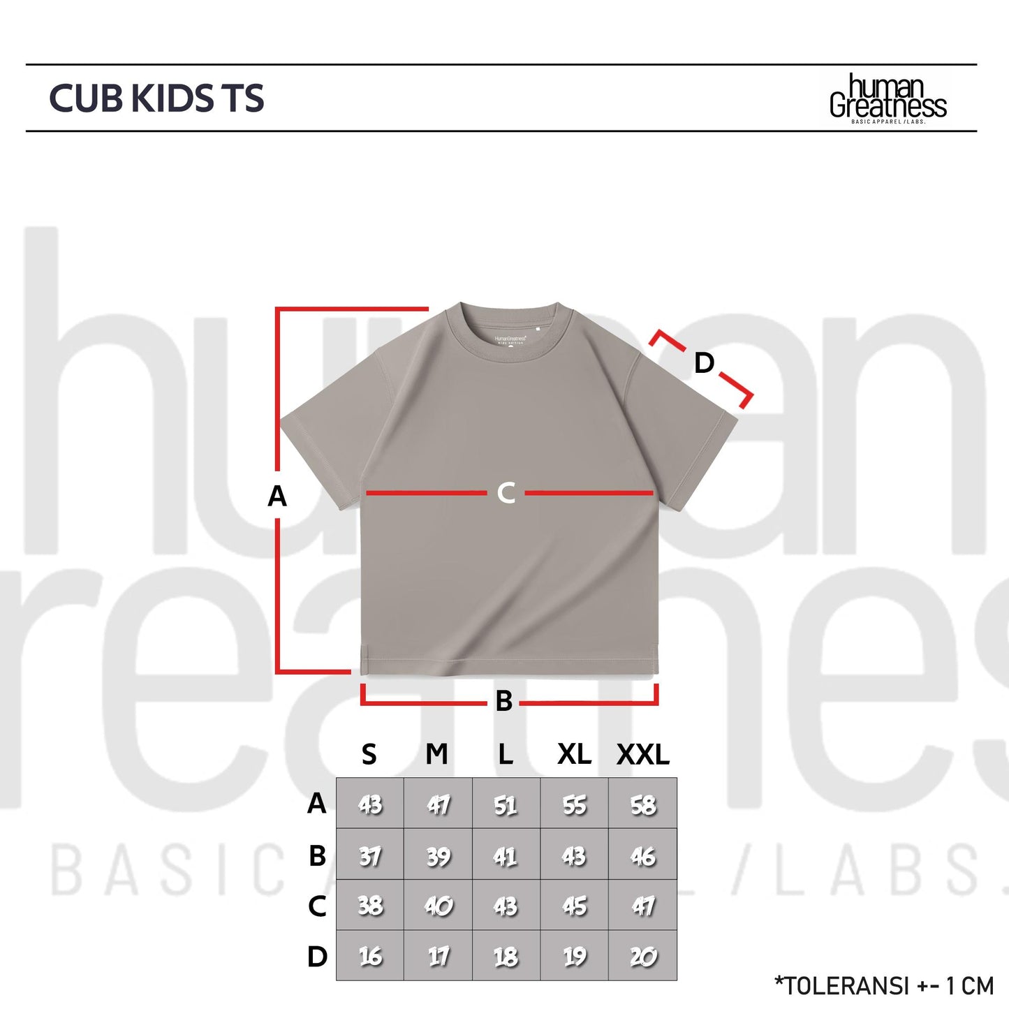 Cub Kids TS Human Greatness