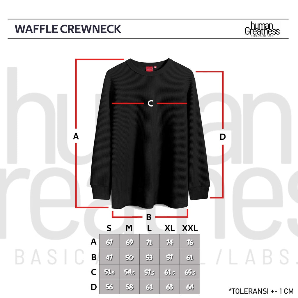 WAFFLE CREWNECK MISTY M70