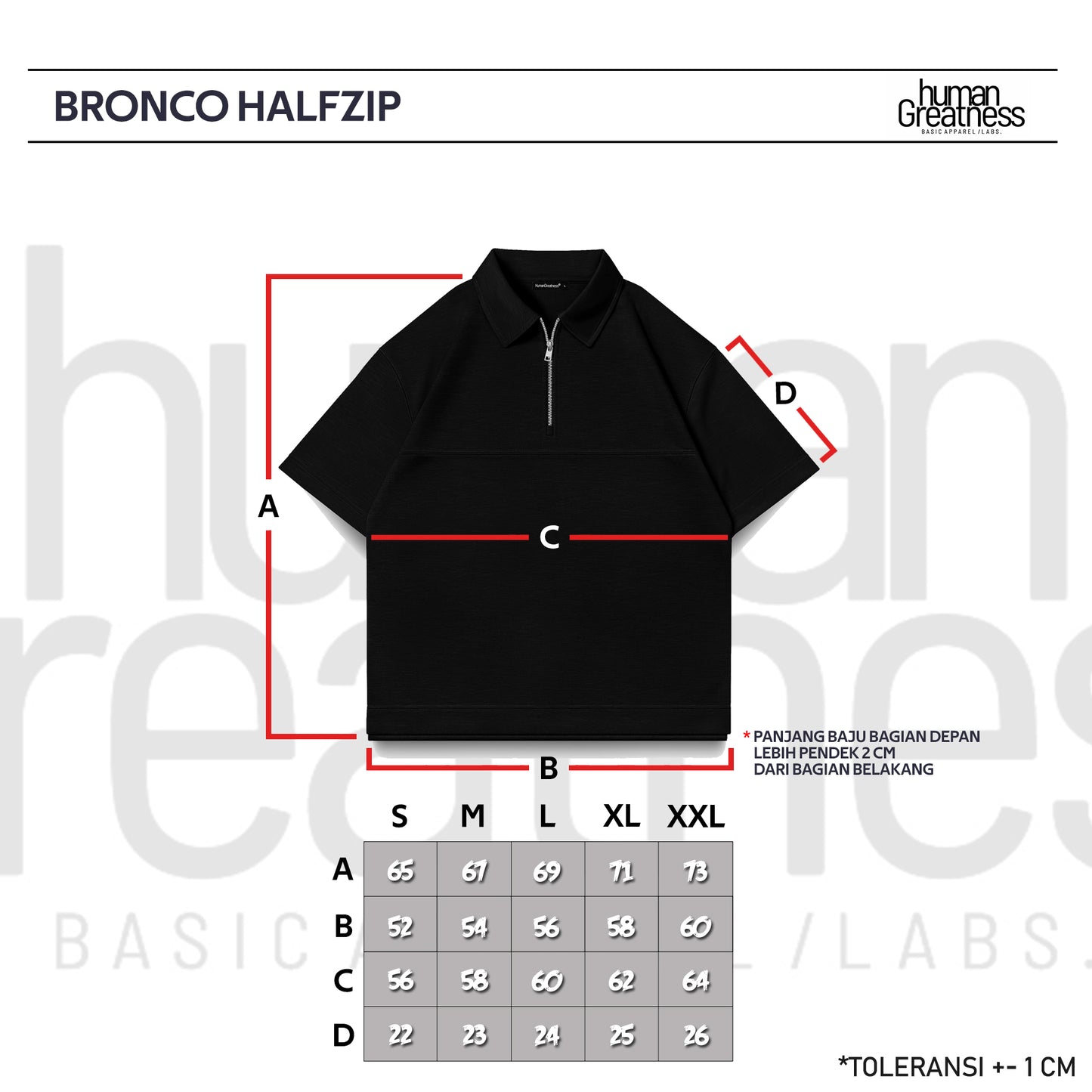 Bronco Halfzip Shirt