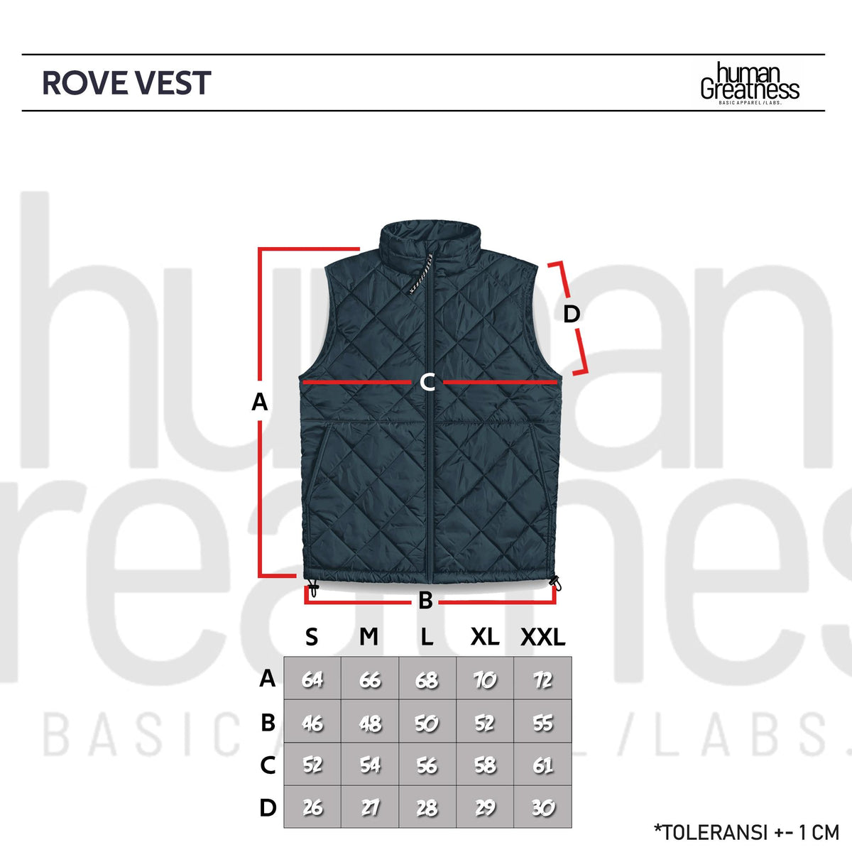 Rove Vest Human Greatness