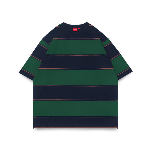 Stripe Oversize Navy - Green - Red
