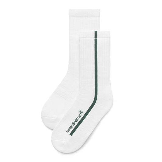 Quarter Socks Line White