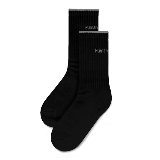 Quarter Socks Tip Black