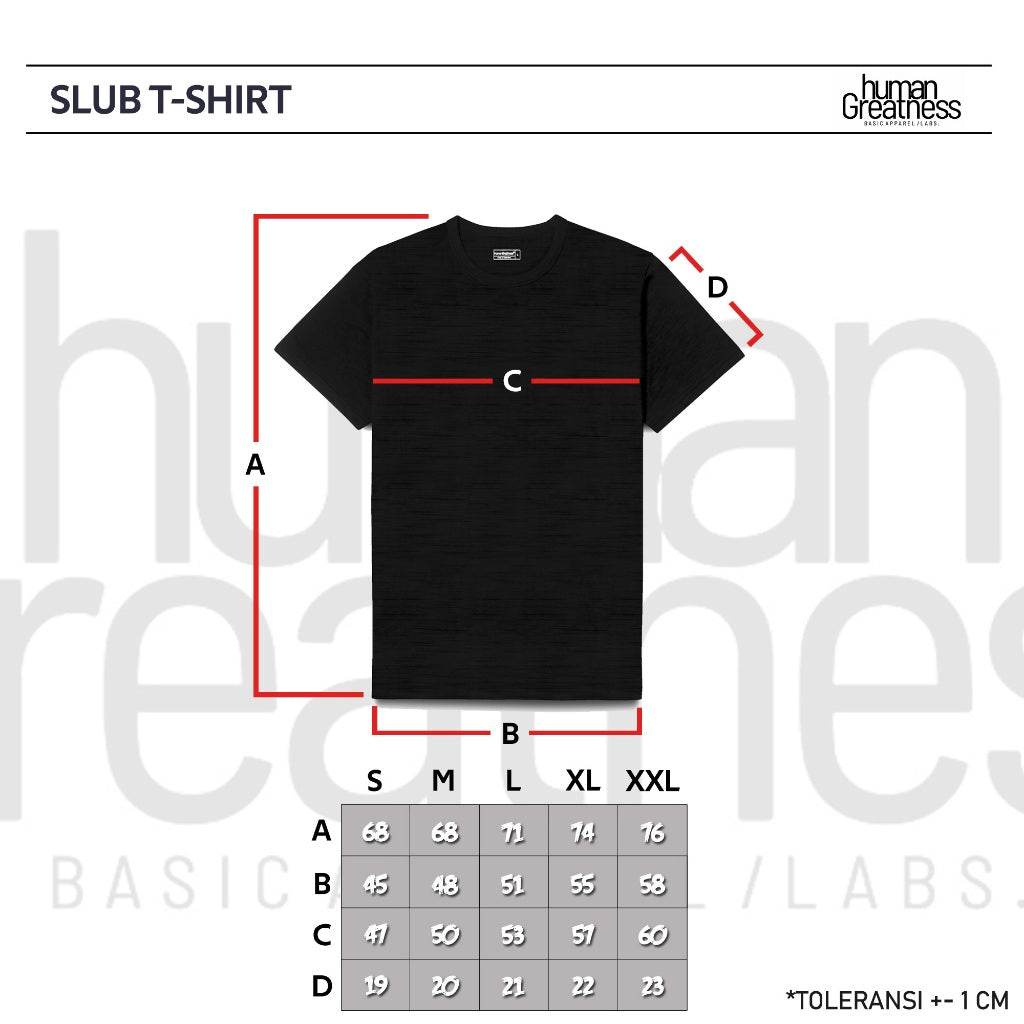 Slub T-Shirt Black