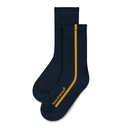 Quarter Socks Line Navy