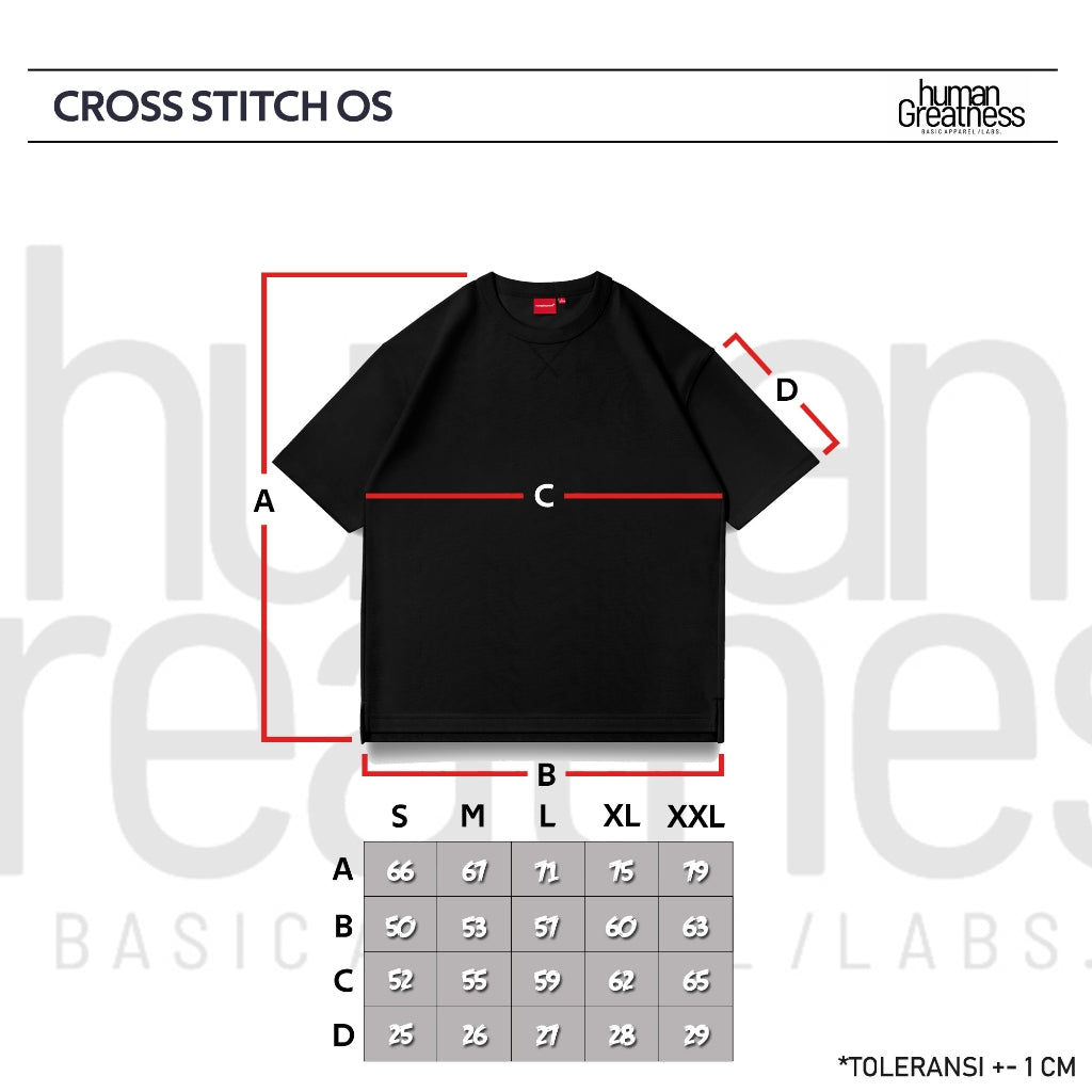 Cross Stitch OS Green Shirt