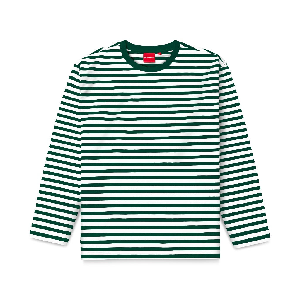 LONG SLEEVE STRIPE SYCAMORE - WHITE