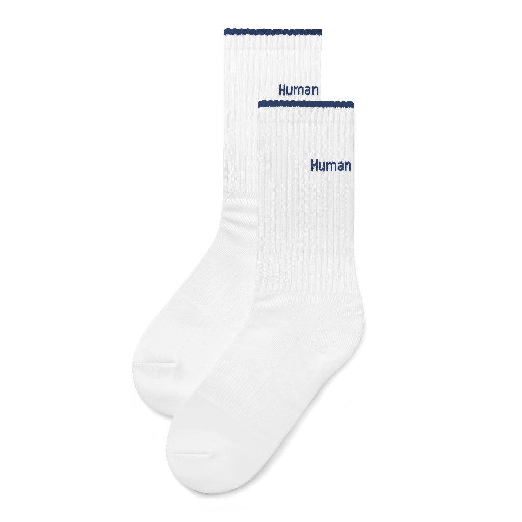 Quarter Socks Tip White