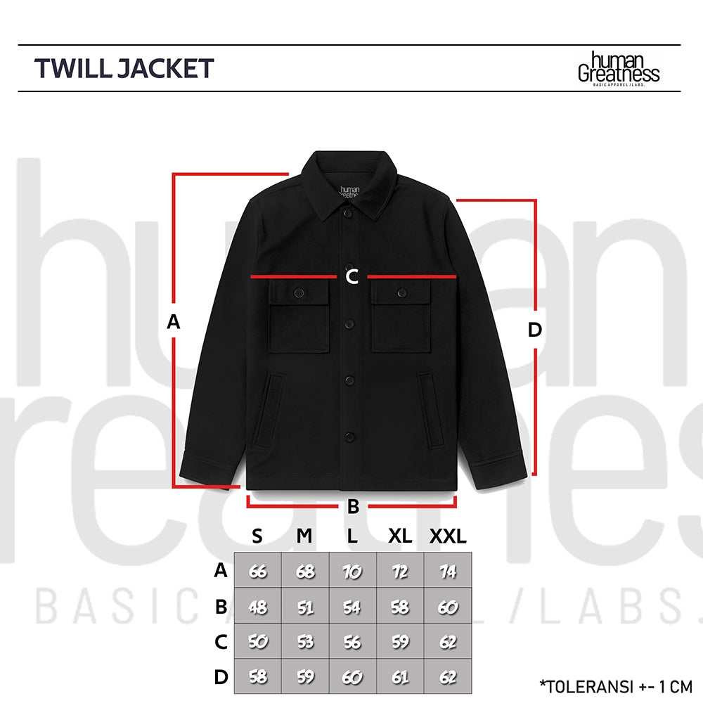 SHACKET TWILL JACKET NAVY