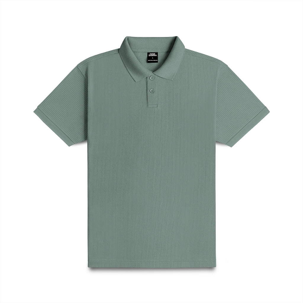 Human Greatness Polo Humbold Pastel Green