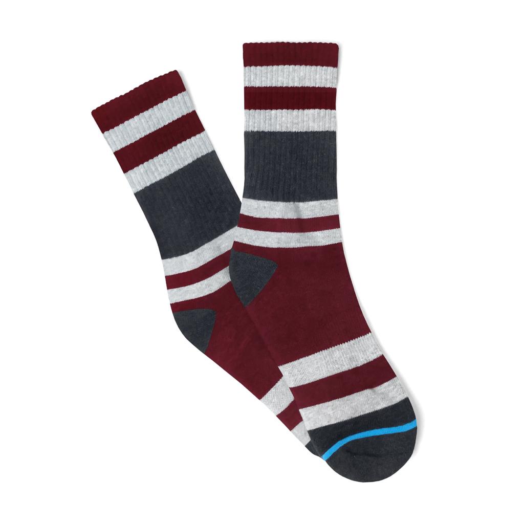 KAOS KAKI MAROON-ABU-ABU