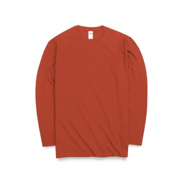 LONG SLEEVE BRICK RED