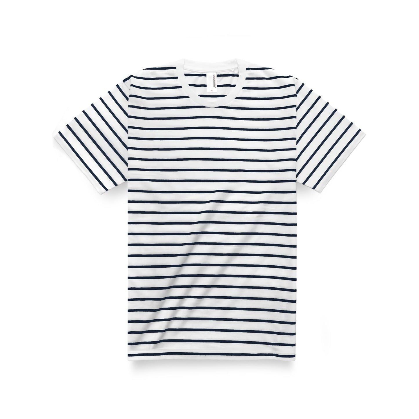 KAOS STRIPE DB PUTIH-NAVY