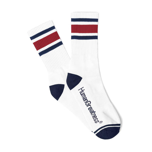 KAOS KAKI PUTIH-NAVY-MERAH