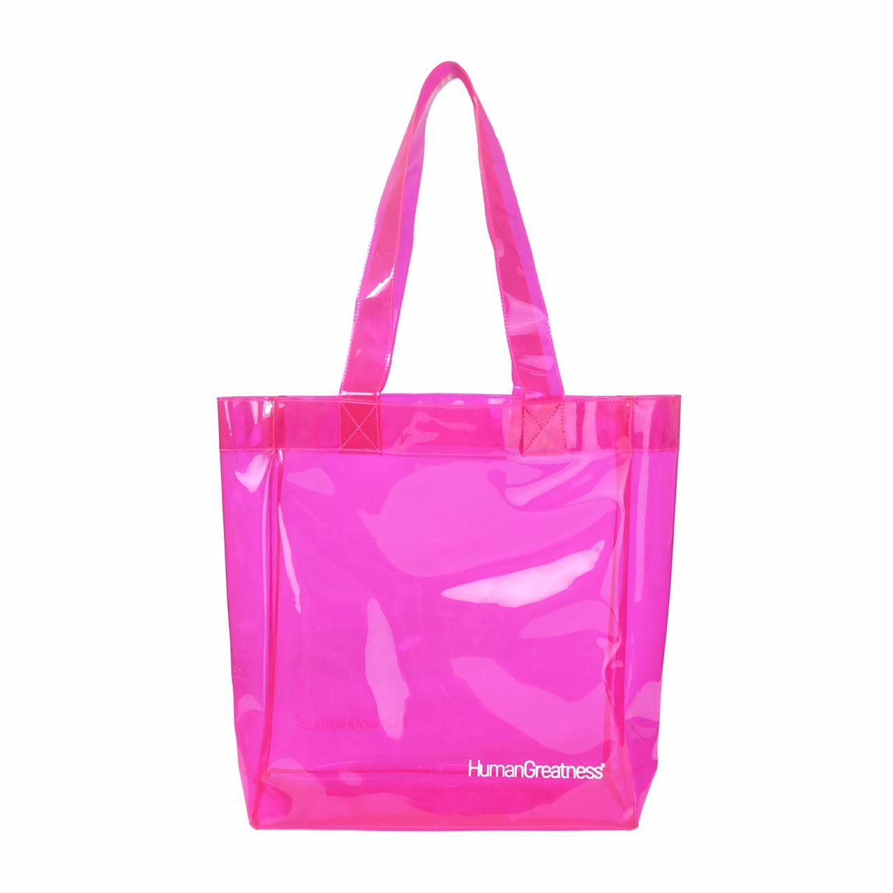 TOTE BAG LIME FUCHSIA