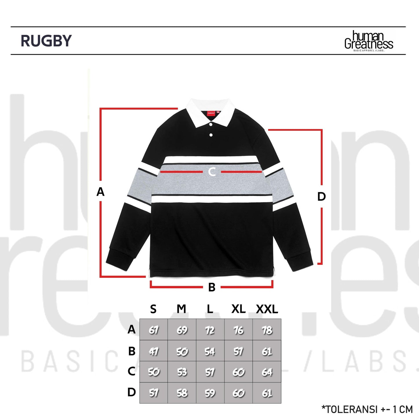 KEMEJA RUGBY NAVY