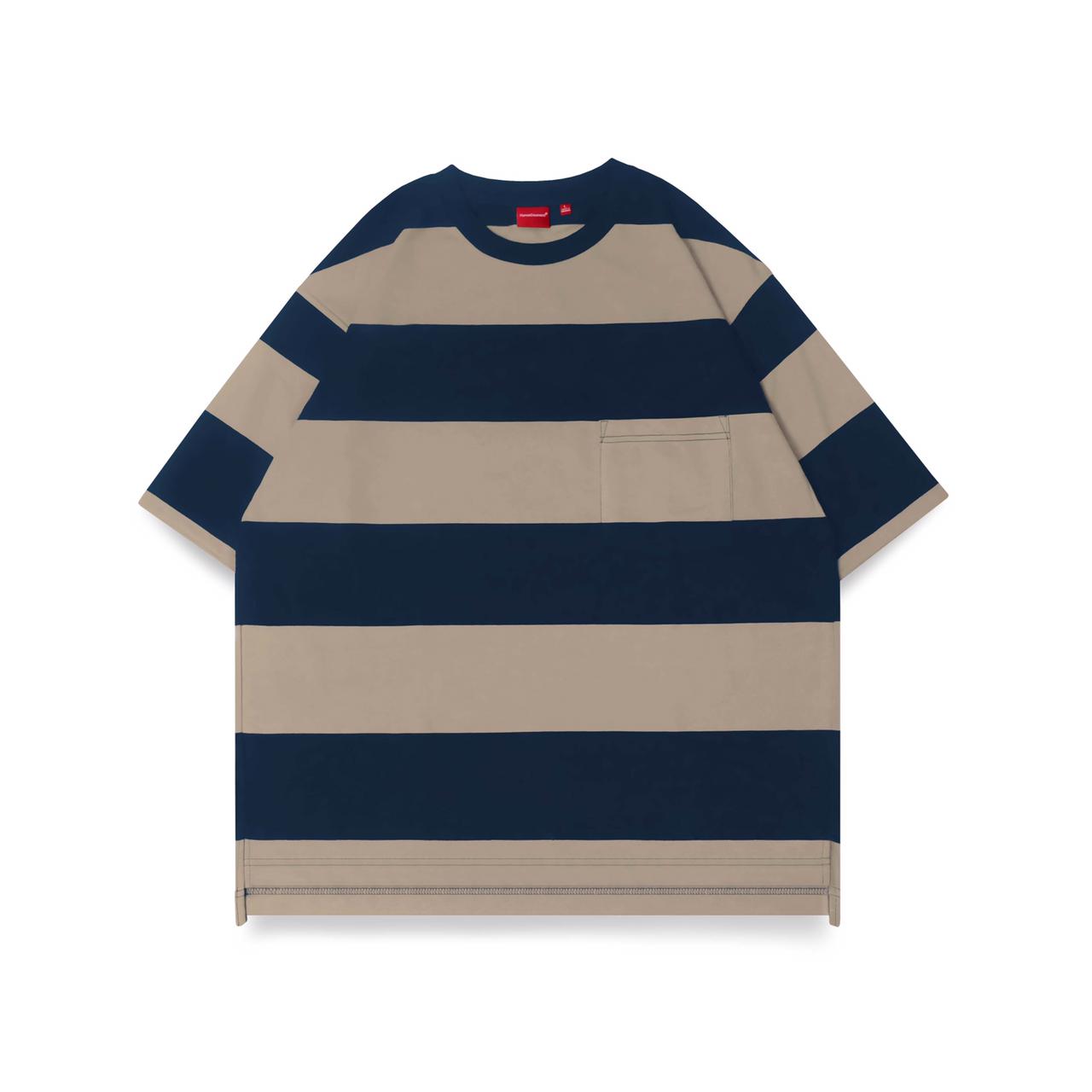 HEAVY COTTON STRIPE NAVY